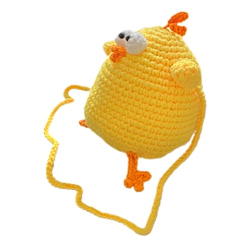 VERDANVERSE Kleines Hühner Design Umhängetasche für Mädchen Handgewebte Geldbörse für Alltag Praktische Mini Kreuztasche für Junge Mädchen Farbenfroh und von VERDANVERSE