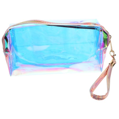 VERDANVERSE Holografische Kosmetiktasche Damen Reise Make Up Organizer Reißverschluss Kulturbeutel für Outdoor von VERDANVERSE