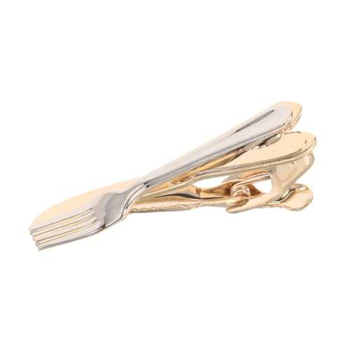 VERDANVERSE Krawattennadel Herren Krawattenklammer mit Messer Design Schmaler Business Clip für Sicheren Halt und Professionelles Erscheinungsbild bei Formellen Anlässen von VERDANVERSE