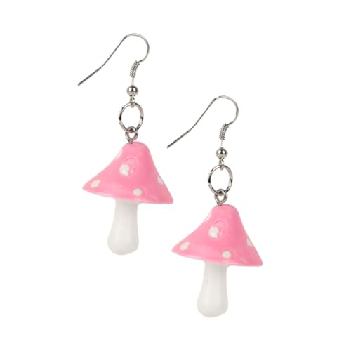 VERDANVERSE Kreative Pilz Ohrhänger Damen Plastik Ohrringe Modisches Design Leichtes Schmuckgeschenk Für Party Alltag VERDANVERSE Kreative Pilz Ohrhänger Damen Plastik Ohrringe Modisches Design Leichtes Schmuckgeschenk Für Party Alltag von VERDANVERSE