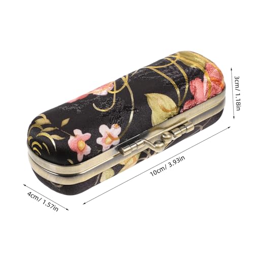 VERDANVERSE Kreativer Lippenstift Etui mit Spiegel Handgefertigter Metallrahmen Langlebiger Kosmetik Organizer für Damen Kompakte Aufbewahrung Praktischer Makeup Reisehalter Schwarz VERDANVERSE Kreativer Lippenstift Etui mit Spiegel Handgefertigter Metallrahmen Langlebiger Kosmetik Organizer für Damen Kompakte Aufbewahrung Praktischer Makeup Reisehalter Schwarz von VERDANVERSE