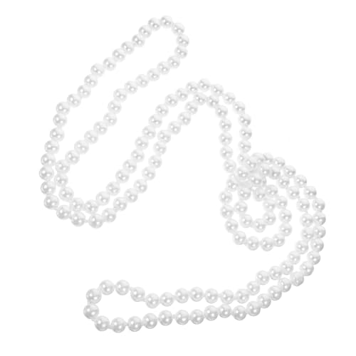 VERDANVERSE Lange Damen Perlenkette Glasperlen Schmuck Statement Halskette Doppellagig Dekorativ Modisch Leichte Französische Stil Accessoire von VERDANVERSE