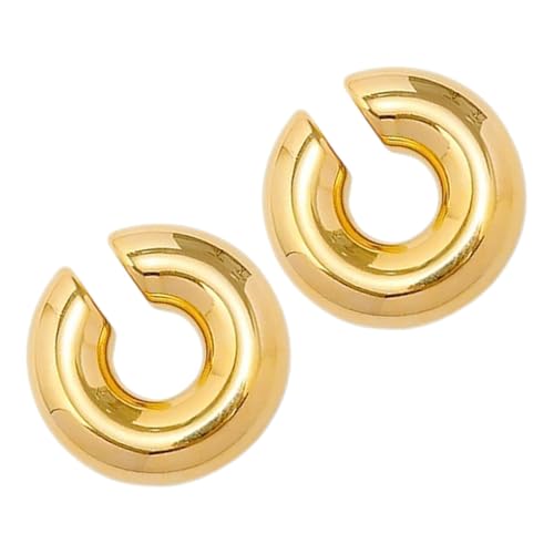 VERDANVERSE Leichte Edelstahl Ohrclips Damen Modische Non Piercing Ear Dainty Ohrringe für Frauen Komfortabel und Vielseitig für Alltag und Besondere Anlässe von VERDANVERSE