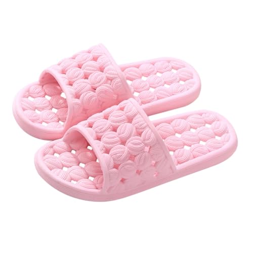 VERDANVERSE Leichte Indoor Massage Sandalen Damen Offene Zehen Rutschfeste Sohlen Atmungsaktive Langlebige Haushausschuhe für Sommer Bequeme Freizeitpantoffeln von VERDANVERSE