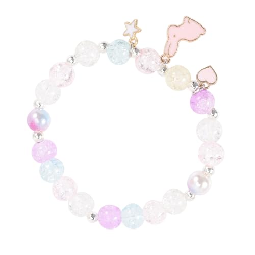 VERDANVERSE Mädchen Armband mit Bunny Charm Kristallperlen Freundschaftsarmband Süßes Geschenk für Teenager Komfortabler Sitz Für Ostern Geburtstag Weihnachten von VERDANVERSE
