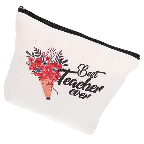 VERDANVERSE Kosmetiktasche Mit Aufschrift Lehrer-Anerkennung Reisebeuteltasche Tragbar Für Damen Floral Muster Kosmetiktasche Kulturtasche Für Frauen VERDANVERSE Kosmetiktasche Mit Aufschrift Lehrer-Anerkennung Reisebeuteltasche Tragbar Für Damen Floral Muster Kosmetiktasche Kulturtasche Für Frauen von VERDANVERSE