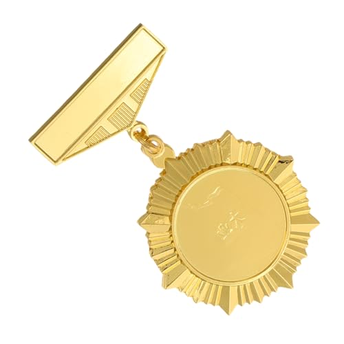 VERDANVERSE Metalldekor Vintage Kostümmedaille Anstecknadel Vielseitiges Abzeichen für Kinderpartys Männer Jacken Uniformen Persönliche Auszeichnungen und Geschenkidee von VERDANVERSE