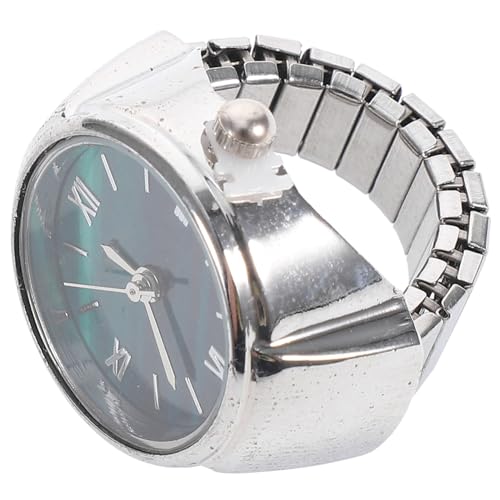 VERDANVERSE Mini-fingeruhr Mit Römischen Ziffern Aus Zinklegierung Leicht Und Tragbar Für Damen Und Herren Als Accessoire Für Anlässe von VERDANVERSE