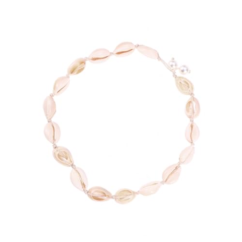 VERDANVERSE Muschelkette Für Damen Handgemacht Mit Muschelperlen Aus Muschelkette Für Frauen Mit Einzigartiger Muschelform Halskette Zum Tragen Und von VERDANVERSE