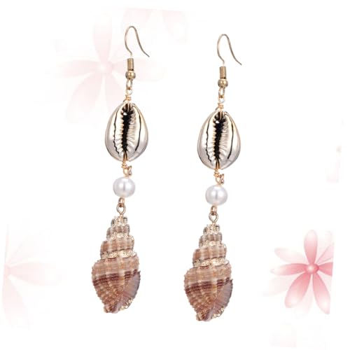 VERDANVERSE Muschelohrringe Meeresschnecke Ohrhänger Elegant Damen Schmuck Leicht zu Tragen Perfektes für Freundinnen und Familie VERDANVERSE Muschelohrringe Meeresschnecke Ohrhänger Elegant Damen Schmuck Leicht zu Tragen Perfektes für Freundinnen und Familie von VERDANVERSE