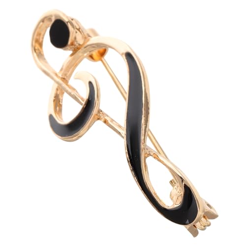 VERDANVERSE Musiknoten Brosche Zinklegierung Kreative Anstecknadel für Anzüge und Kleider Modisches Accessoire mit Musikinstrumenten für Musikliebhaber und Rucksäcke von VERDANVERSE