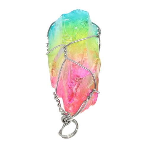 VERDANVERSE Natürliche Quarzstein Halskette mit Handgewickeltem Lebensbaum Anhänger Einzigartiges Design Damen Schmuck für Alltag Party und Geschenk Vielseitig Tragbar Naturstein VERDANVERSE Natürliche Quarzstein Halskette mit Handgewickeltem Lebensbaum Anhänger Einzigartiges Design Damen Schmuck für Alltag Party und Geschenk Vielseitig Tragbar Naturstein von VERDANVERSE