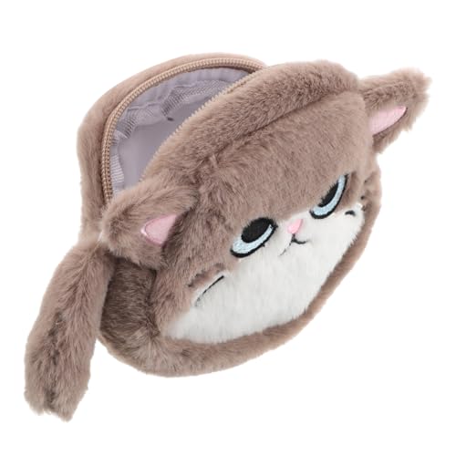 VERDANVERSE Niedlicher Plüsch Geldbeutel für Mädchen Multifunktionale Kosmetiktasche und Schlüssel Organizer Großer Katzen Coin Pouch Weiß VERDANVERSE Niedlicher Plüsch Geldbeutel für Mädchen Multifunktionale Kosmetiktasche und Schlüssel Organizer Großer Katzen Coin Pouch Weiß von VERDANVERSE