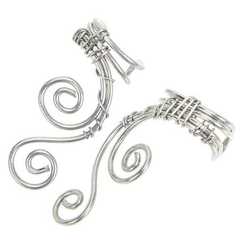 VERDANVERSE Non pierced Ohrringe Damen Elf Ohrkletterer Vintage Stil Handgefertigt Leicht Tragbar Modische Ohrclips für Teen Mädchen und Frauen für Alltag und Party von VERDANVERSE