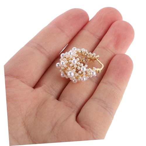 VERDANVERSE Ohrringe Perlen Cluster Damen Geometrische Ohrstecker Mit Kunstperlen Für Party Und Alltag Vintage Schmuck Leicht Und Langlebig von VERDANVERSE