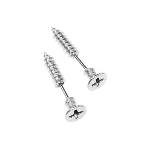 VERDANVERSE Ohrstecker Schraubendesign Punk Hip Hop Ohrschmuck Unisex Stylisch Langlebig Modisch für Alltag und Bühne von VERDANVERSE