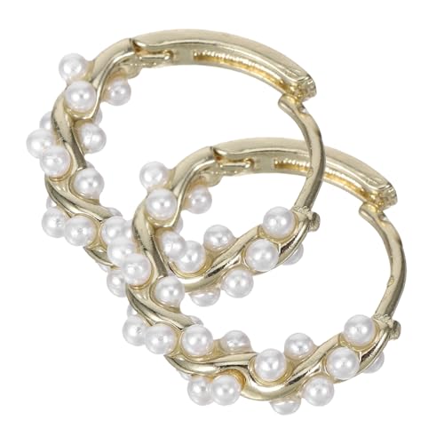 VERDANVERSE Pearl Hoop Ohrringe Damen Goldfarbene Creolen mit Perlen Kleine Unregelmäßige Ohrringe für Hochzeit Party und Alltag Eleganter Schmuck für Frauen und Mädchen VERDANVERSE Pearl Hoop Ohrringe Damen Goldfarbene Creolen mit Perlen Kleine Unregelmäßige Ohrringe für Hochzeit Party und Alltag Eleganter Schmuck für Frauen und Mädchen von VERDANVERSE