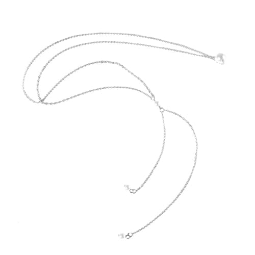 VERDANVERSE Perlenkette Damen Rückenkette Schmuck Verarbeitung All Match Halsaccessoire für Besondere Anlässe Wie Partys und Festliche Dinner Vielseitig Kombinierbar Schlicht VERDANVERSE Perlenkette Damen Rückenkette Schmuck Verarbeitung All Match Halsaccessoire für Besondere Anlässe Wie Partys und Festliche Dinner Vielseitig Kombinierbar Schlicht von VERDANVERSE