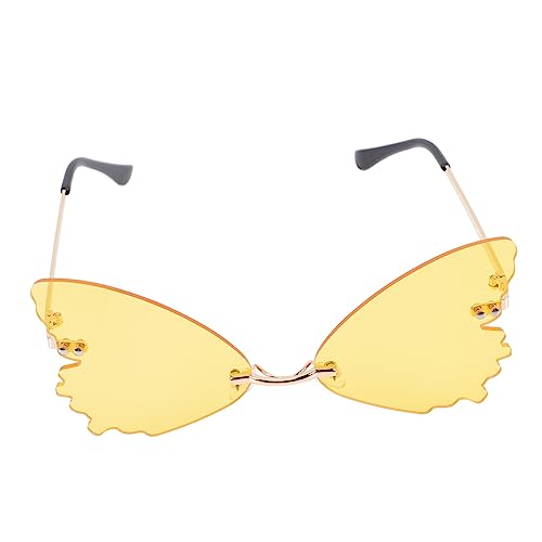 VERDANVERSE Randlose Sonnenbrille für Damen und Teenager Schmetterlings Sonnenbrille für Partys Leichtes Design Stilvolle Dekoration für Geburtstagsfeiern VERDANVERSE Randlose Sonnenbrille für Damen und Teenager Schmetterlings Sonnenbrille für Partys Leichtes Design Stilvolle Dekoration für Geburtstagsfeiern von VERDANVERSE