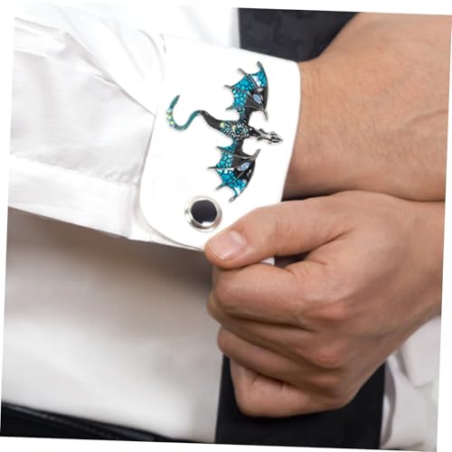 VERDANVERSE Retro Brosche Pin Chinesischer Stil Vintage Drachen Anstecknadel für Kleidung Anzug Mantel Schmuck Accessoire für Damen und Herren Geeignet für Festliche Anlässe von VERDANVERSE