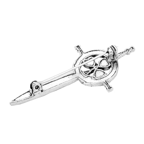 VERDANVERSE Retro Brosche Schwertform aus Legierung Eleganter Anstecker für Hemdkragen Vintage Design Unisex Schmuck Passend für Hochzeit Party und Alltag Modisches Accessoire von VERDANVERSE