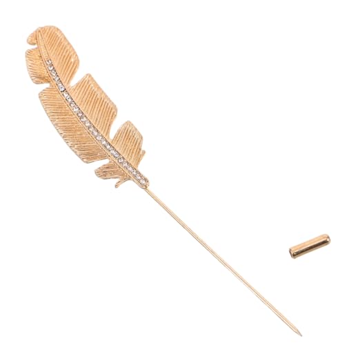 VERDANVERSE Vintage Blattbrosche Für Damen Retro Anstecknadel Aus Metall Stilvolle Anstecknadel Für Anzüge Jacken Und Strickjacken Einzigartiges Blattdesign Für Formelle Anlässe Und Alltag von VERDANVERSE