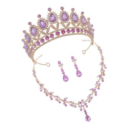 VERDANVERSE Rhinestone Bridal Schmuckset mit Krone Halskette und Ohrringen Leichtes Strapazierfähiges Design für Hochzeit Geburtstag Verlobung Eleganter Brautschmuck für Damen und Mädchen VERDANVERSE Rhinestone Bridal Schmuckset mit Krone Halskette und Ohrringen Leichtes Strapazierfähiges Design für Hochzeit Geburtstag Verlobung Eleganter Brautschmuck für Damen und Mädchen von VERDANVERSE