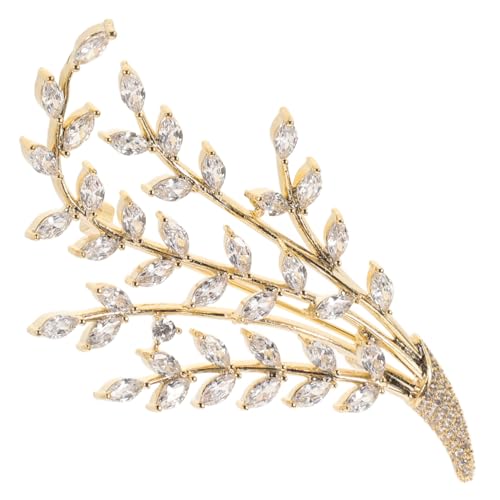 VERDANVERSE Rhinestone Brosche Pin aus Kupfer Modischer Langlebiger Anstecker für Kleidung Schals und Hüte Verblassungsresistent Elegantes Accessoire für Damen zu Festen und Feiern von VERDANVERSE