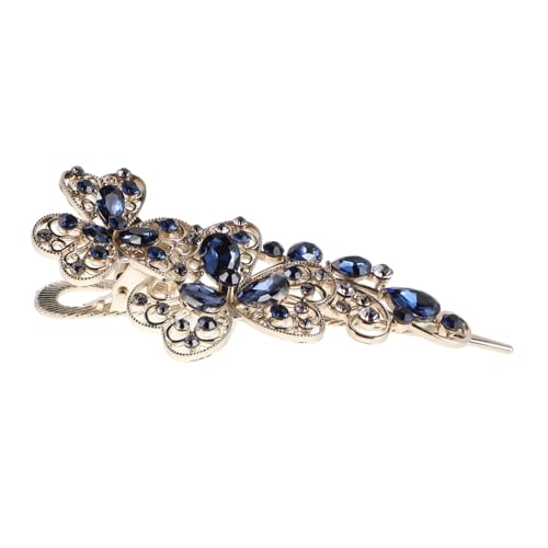 VERDANVERSE Rhinestone Haarspange für Frauen Blumen Haarclip mit Funkelnden Kristallen für Hochzeiten und Festliche Anlässe Haltbar und Perfektes Haaraccessoire für Einen Glamourösen Look von VERDANVERSE
