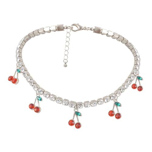VERDANVERSE Rhinestone Halskette mit Stylischem Geometrischem Anhänger Vielseitige Weiße Kette Modisches Schmuckstück mit Feiner Verarbeitung und Besonderem Stern Mond Design von VERDANVERSE