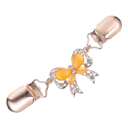 VERDANVERSE Roségold Shawl Clip Strickjacken Spange Legierung Eleganter Schal und Cardigan Clip für Damen Brosche für Kleidungsdekor Leicht und Langlebig Praktisch und Dekorativ von VERDANVERSE