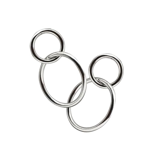 VERDANVERSE Runde Ohrringe Silber Circle Damen Ohrhänger Schmuck Kreolen Ohrringe Für Frauen Silberohrringe Ohrschmuck Leichtgewichtig Und Langlebig von VERDANVERSE