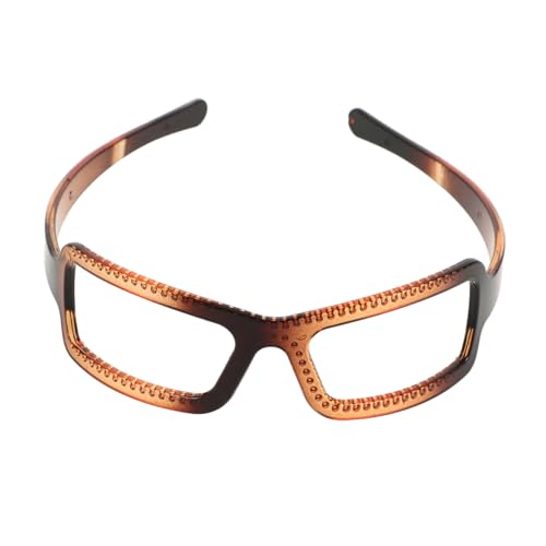 VERDANVERSE Rutschfester Haarreifen Damen mit Sonnenbrillen design Kreatives Haarband Modisch und Bequem Geeignet für Partys Waschen und Alltag Einzigartiges Accessoire für Stilbewusste von VERDANVERSE