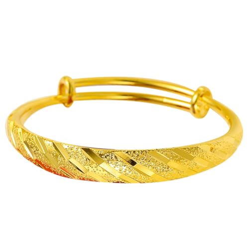 VERDANVERSE Schlichtes Damenarmband Hochwertigem Messing mit Goldbeschichtung Langlebiges und Elegantes Schmuckstück für Besondere Anlässe und Alltägliches Tragen von VERDANVERSE