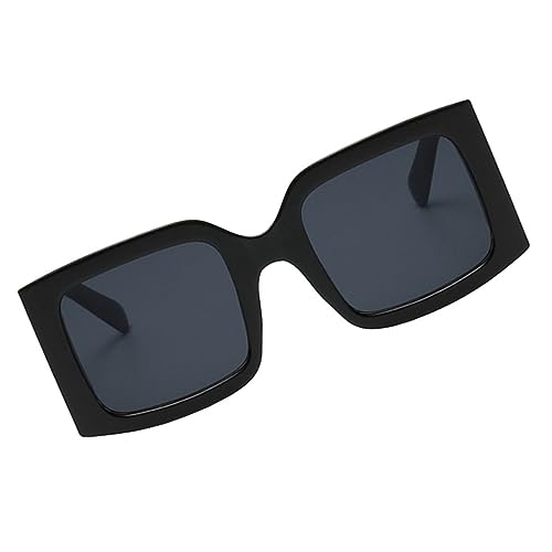 VERDANVERSE Schwarze Damen Sonnenbrille Quadratisch Modisch Leicht Robust Sommerliche Brille für Frauen Vielseitig Geeignet VERDANVERSE Schwarze Damen Sonnenbrille Quadratisch Modisch Leicht Robust Sommerliche Brille für Frauen Vielseitig Geeignet von VERDANVERSE