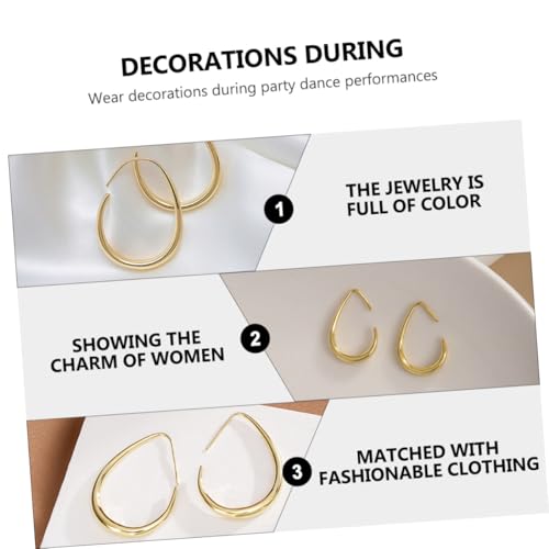 VERDANVERSE Silber Ohrhänger Ei form Modisch Elegant Damen Ohrschmuck für Alltag Hochzeit Party Vielseitig Kombinierbar Stilvoll und Einzigartig von VERDANVERSE