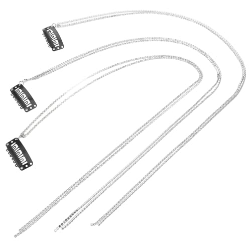 VERDANVERSE 3stücke Teiliges Strass-haar-clip Frauen Punk Haarschmuck Mit Quasten Und Ketten Für Zöpfe Und Kreative Frisuren Funkelnde Haaraccessoires Für Alltag Und Besondere Anlässe von VERDANVERSE