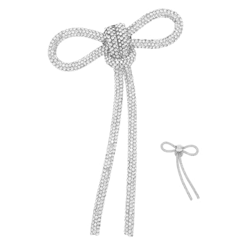 VERDANVERSE Strass Schleifen Brosche Funkelnde Anstecknadel mit Hochwertigen Kristallen Vielseitig für Kleidung Anzüge Kleider und Rucksäcke Modisches Accessoire für Damen und Besondere von VERDANVERSE