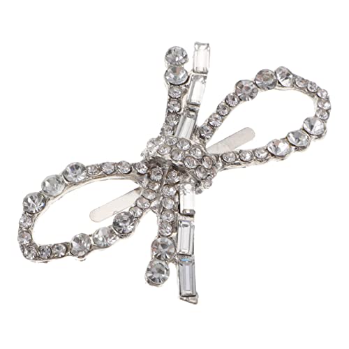 VERDANVERSE Strass Schuhschnalle mit Schleife für Damen Hochwertige Dekorative Schuhclips für Hochzeiten Brautpartys und Besondere Anlässe Langlebiger und Kristallen von VERDANVERSE