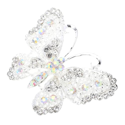 VERDANVERSE Strassbrosche Schmetterling Damen Elegant Anstecknadel Hochzeit Braut Kleid Dekoration Schmuck für Party Festtag von VERDANVERSE