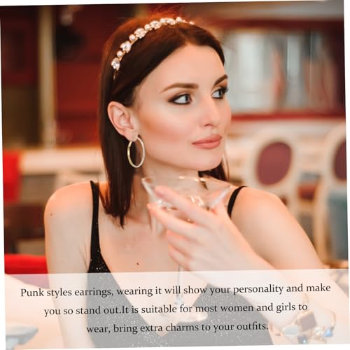 VERDANVERSE Titanstahl Creolen Ohrringe mit Strassbesatz Leichte Damen Ohrschmuck Komfortabel Tragbar Eleganter Design Schmuck für Frauen und Mädchen VERDANVERSE Titanstahl Creolen Ohrringe mit Strassbesatz Leichte Damen Ohrschmuck Komfortabel Tragbar Eleganter Design Schmuck für Frauen und Mädchen von VERDANVERSE