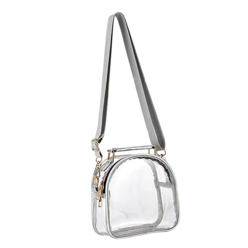VERDANVERSE Transparente Damen Umhängetasche Große Kapazität Leichte Schultertasche mit Verstellbarem Gurt für Alltag Party Shopping Reise Geeignet von VERDANVERSE