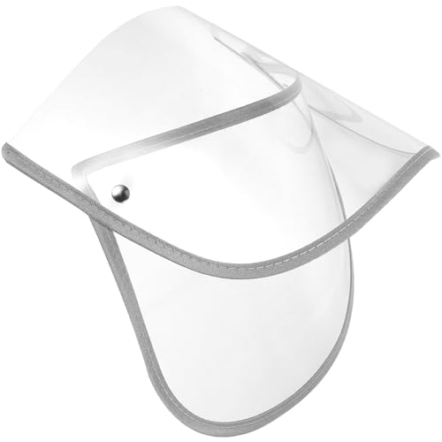 VERDANVERSE Transparentes Hut für Regenmantel Austauschbares Schild für Optimalen Gesichts und Regenschutz Hochwertiges Transparentes Kunststoffmaterial von VERDANVERSE