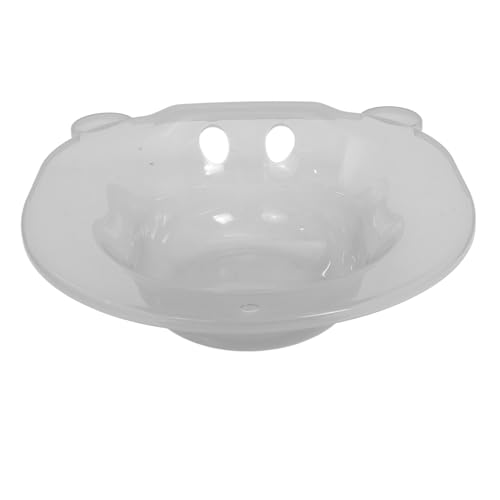 VERDANVERSE Transparentes Sitzbad mit Überlaufloch Rutschfestem Design und Hängender Aufbewahrung Tiefe Sitzwanne für Damen zur Postnatalen Pflege und Entspannung Einfach zu Reinigen für von VERDANVERSE