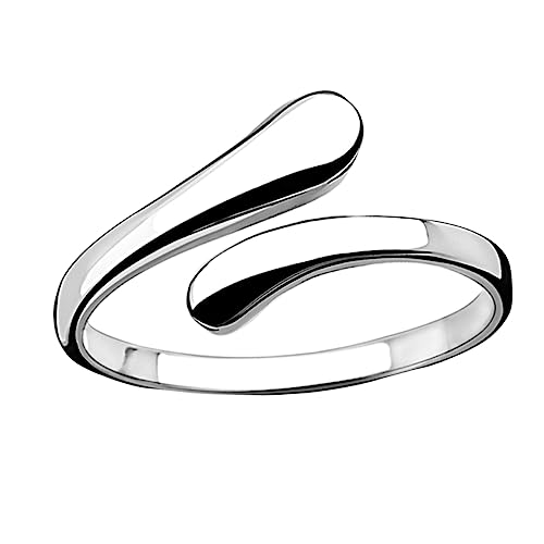VERDANVERSE Verstellbarer Geometrischer Ring für Damen Hochwertigem Kupfer Minimalistischer Offener Finger Schmuck Geeignet für Partys Hochzeiten und von VERDANVERSE
