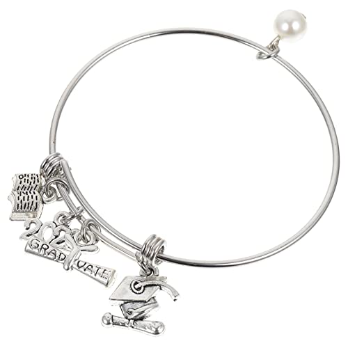 VERDANVERSE Verstellbares Armband Abschlussgeschenk Silberschmuck für Graduierte Charm Armband mit Einzigartigem Design Perfektes Erinnerungsstück für Besonderen Tag von VERDANVERSE