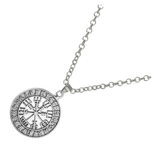 VERDANVERSE Viking Halskette Retro Clavicle Chain Herren Schmuck Alloy Anhänger Modisch Langlebig für Party Alltag von VERDANVERSE