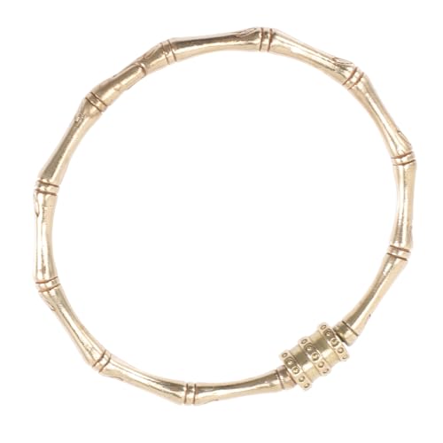 VERDANVERSE Vintage Bambus Armreif aus Massivem Kupfer Offener Retro Handgelenk Schmuck für Damen und Mädchen Hautfreundliches Komfortables Armband Passend zu Kleidern und Freizeitoutfits von VERDANVERSE