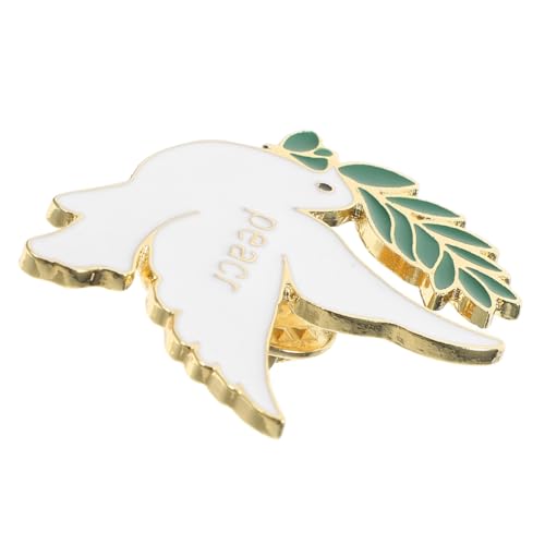 VERDANVERSE Vintage Friedens Taube Brosche Pin für Damen Anstecknadel als Modisches Kleidungsabzeichen Vielseitiger Schmuck für Schal Mantel Hochzeit und Festliche Anlässe von VERDANVERSE