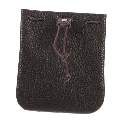 VERDANVERSE Vintage Beutel Mit Kordelzug Münzbeutel Kleine Aufbewahrungstasche Geldbörse Schlüsseletui Münzhalter Kompakt Für Männer Und Frauen von VERDANVERSE